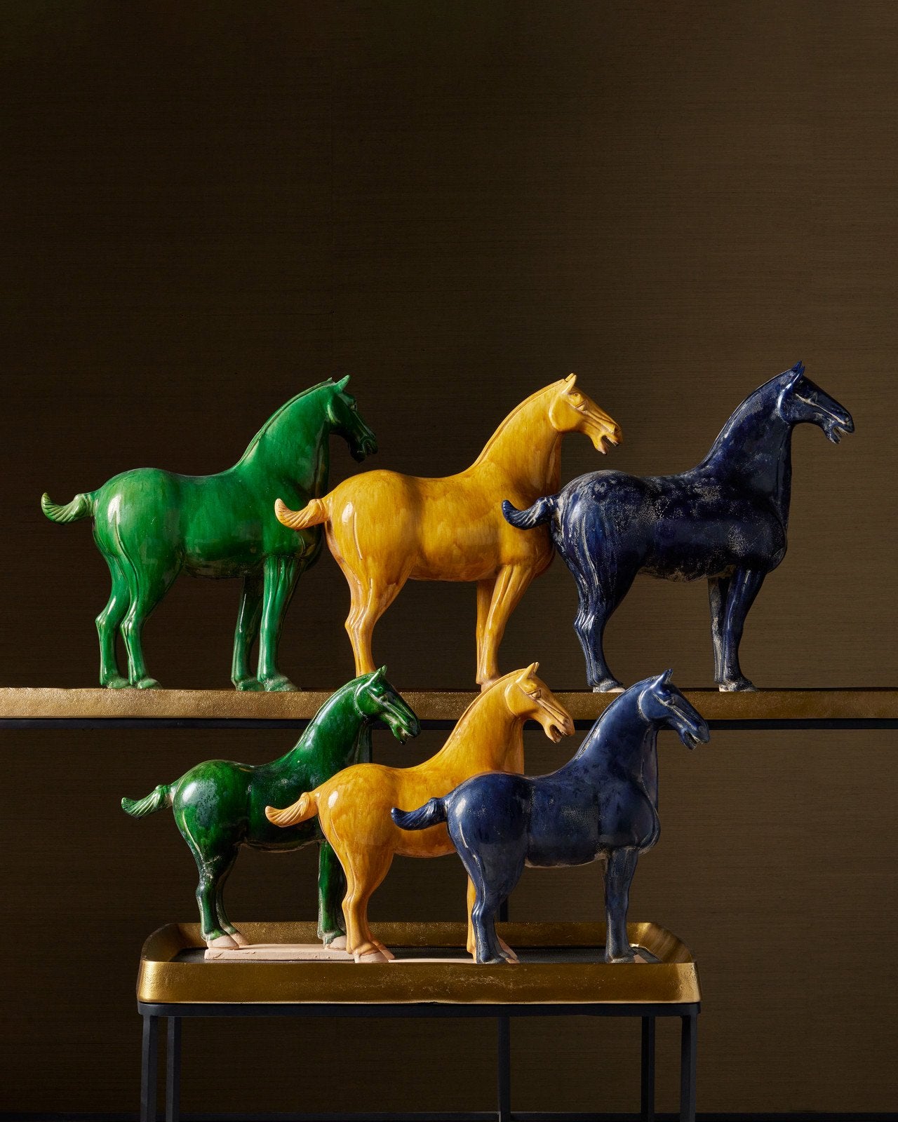 Tang Dynasty Medium Green Horse